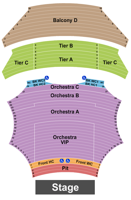 ASU Gammage The Outsiders Seating Chart